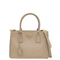 Prada Beige Lux Galleria Medium Tote Bag