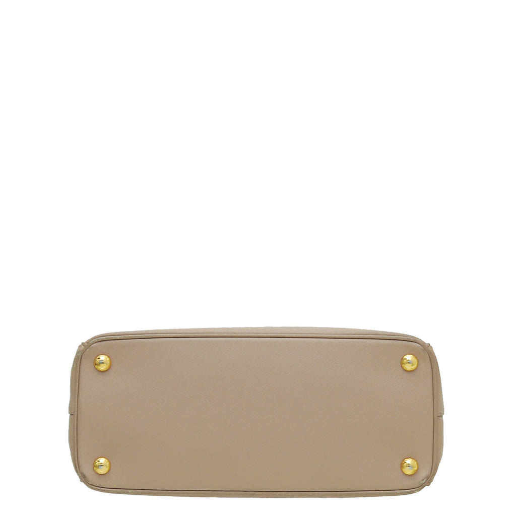 Prada Beige Lux Galleria Medium Tote Bag