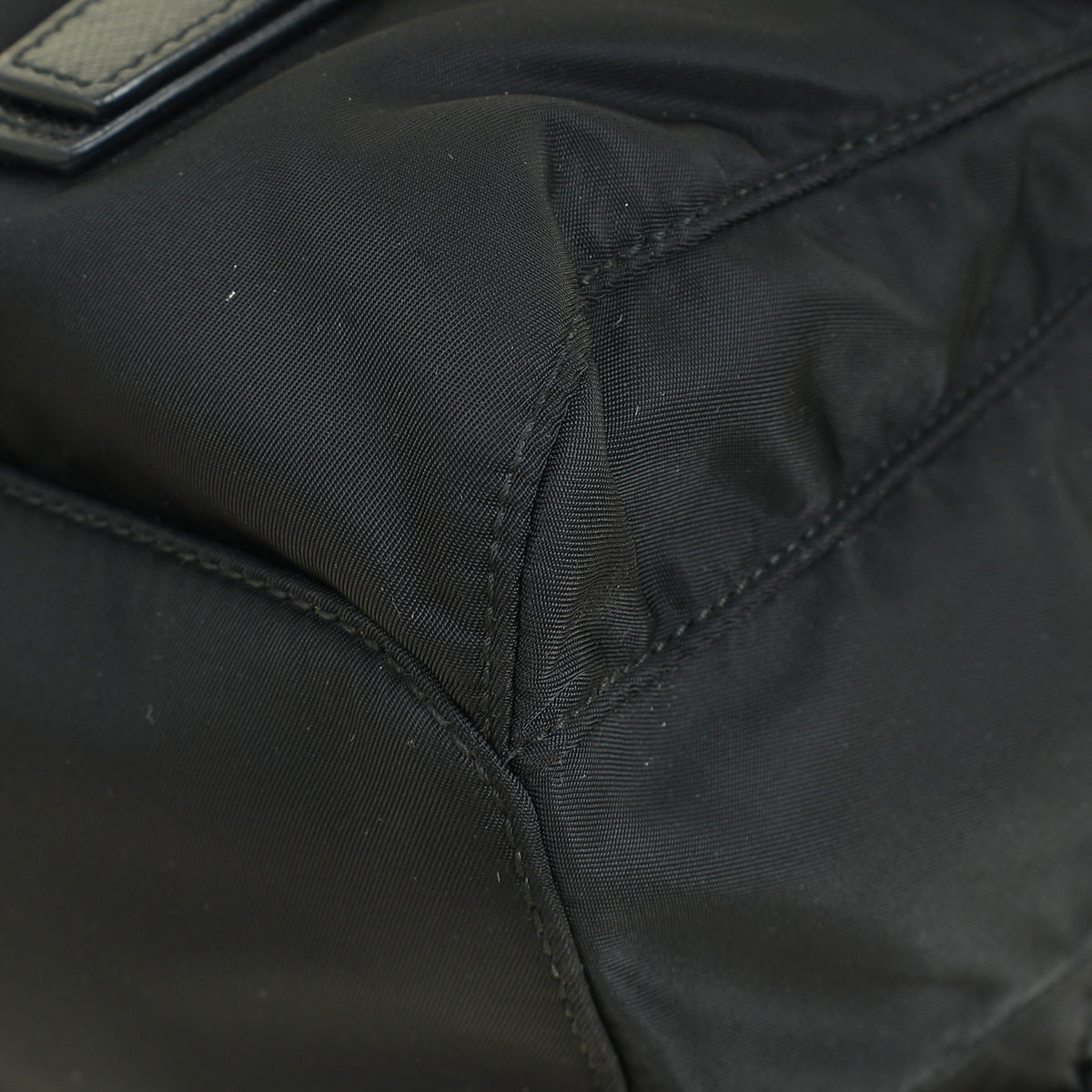 Prada Black Re-Nylon Medium Backpack w/ Pouch