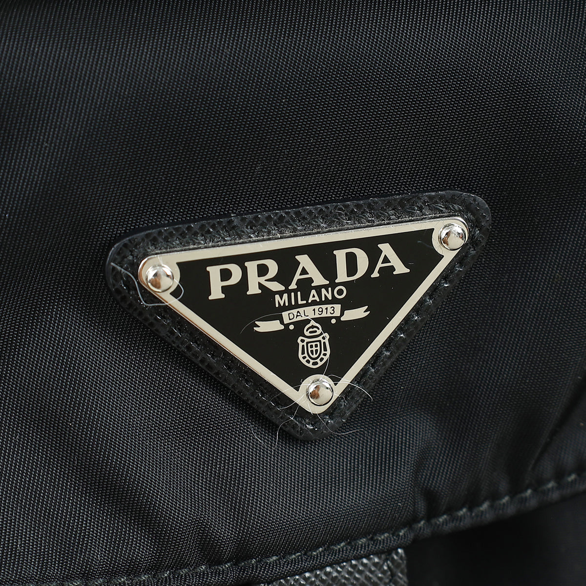 Prada Black Re-Nylon Medium Backpack w/ Pouch
