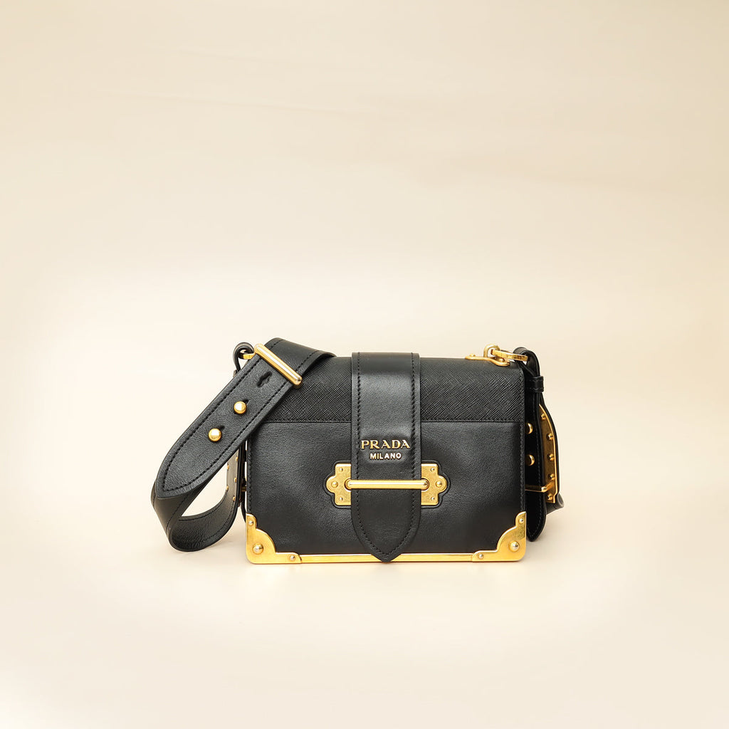 Prada Black City Cahier Bag