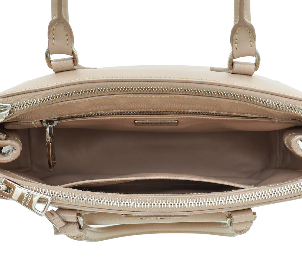 Prada Cammeo Lux Galleria Front Pocket Small Tote Bag