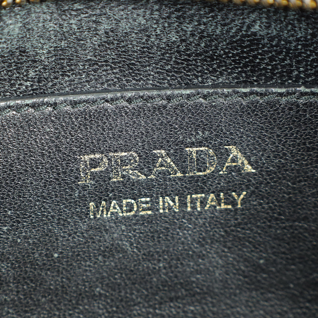 Prada Bicolor Esplanade Shoulder Bag