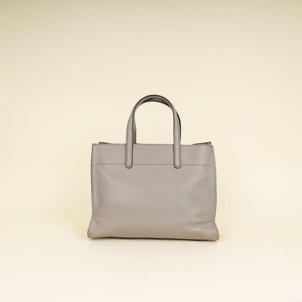 Prada Grey Soft Convertible Bag