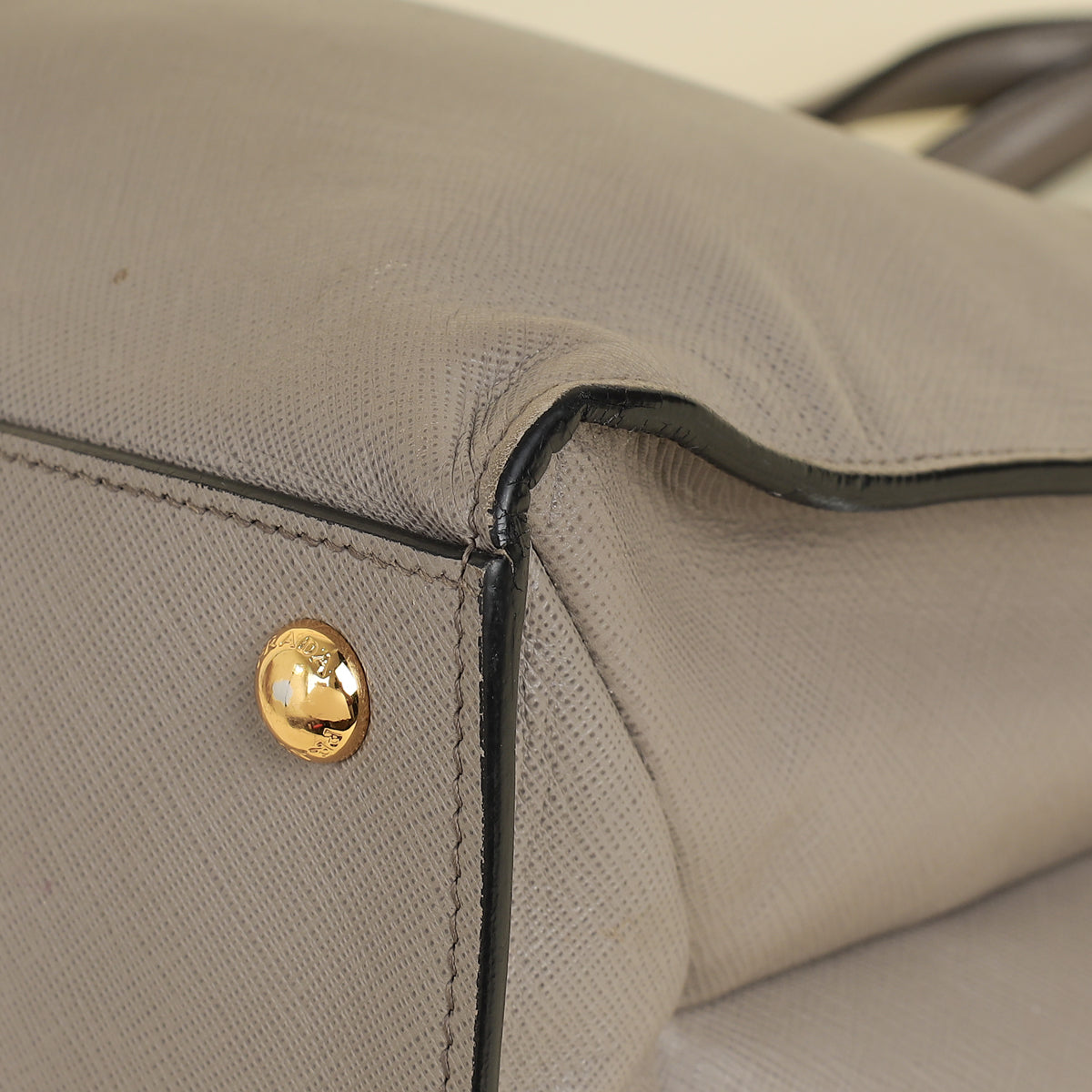 Prada Grey Soft Convertible Bag