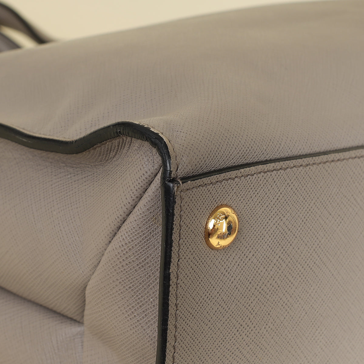 Prada Grey Soft Convertible Bag