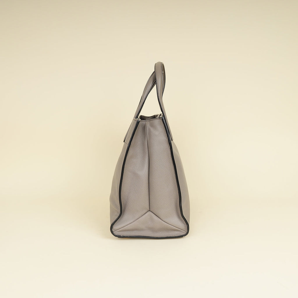 Prada Grey Soft Convertible Bag