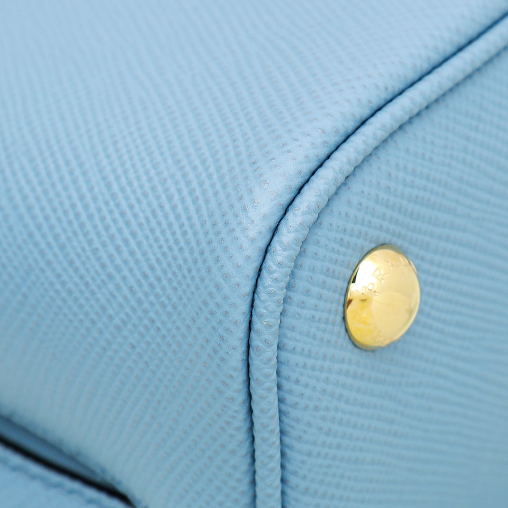 Prada Blue Lux Panier Small Bag