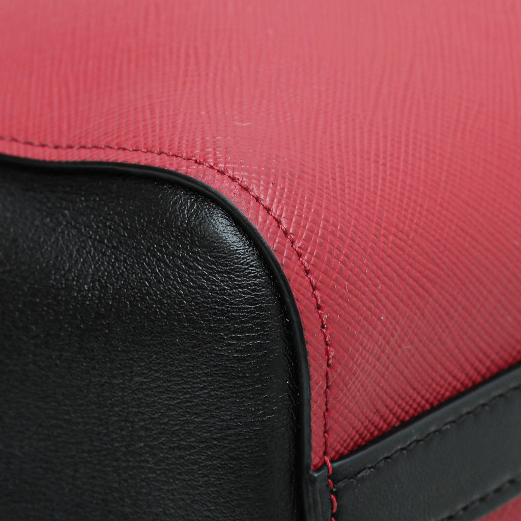 Prada Bicolor Tote Top Handle Bag