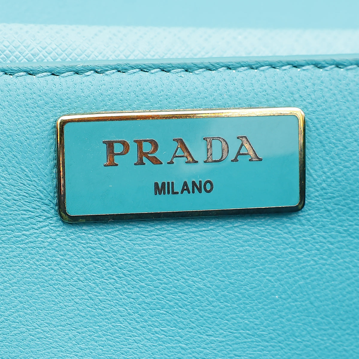 Prada Bicolor Houndstooth Jacquard Vichy Sound Shoulder Bag