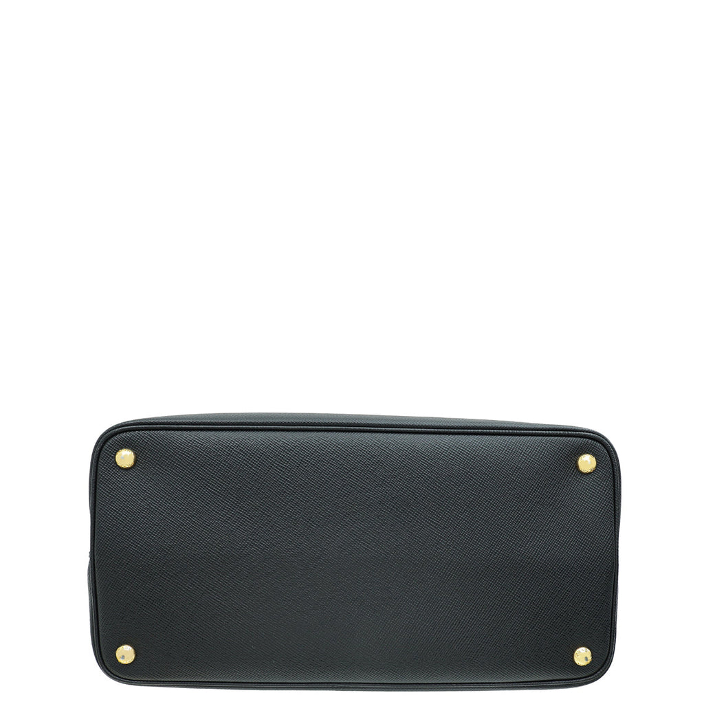 Prada Black Cuir Double Handle Large Bag