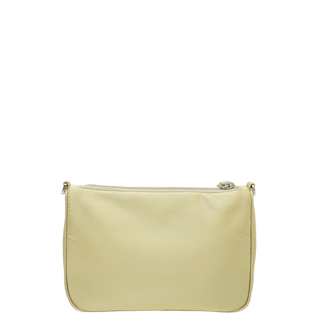 Prada Beige Re-Nylon Shoulder Bag
