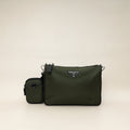 Prada Kaki Re-Nylon Shoulder Bag