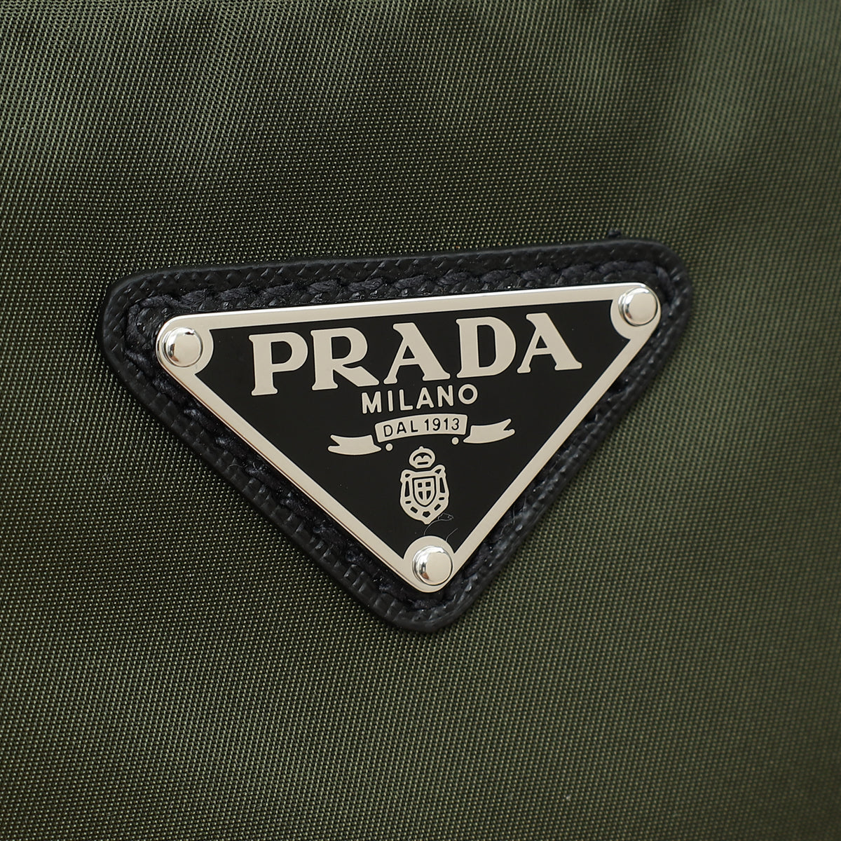 Prada Kaki Re-Nylon Shoulder Bag