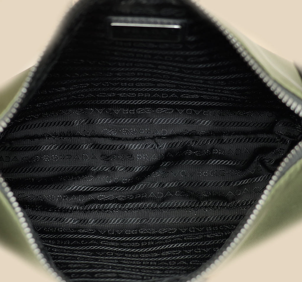 Prada Kaki Re-Nylon Shoulder Bag