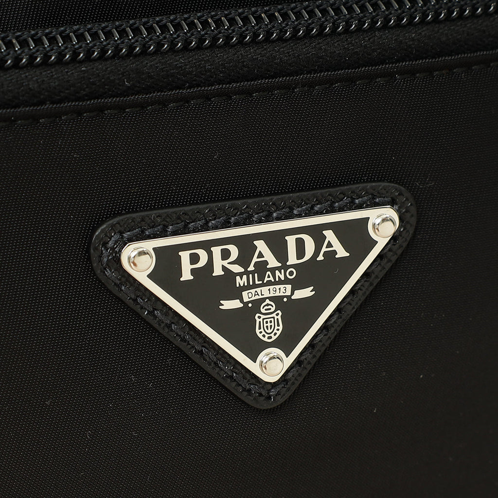 Prada Black Re-Nylon Belt Bag