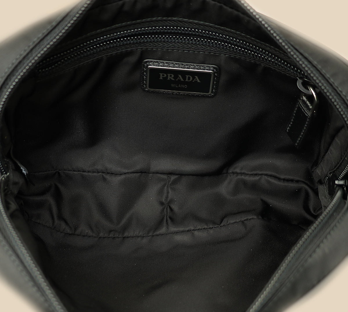 Prada Black Re-Nylon Belt Bag