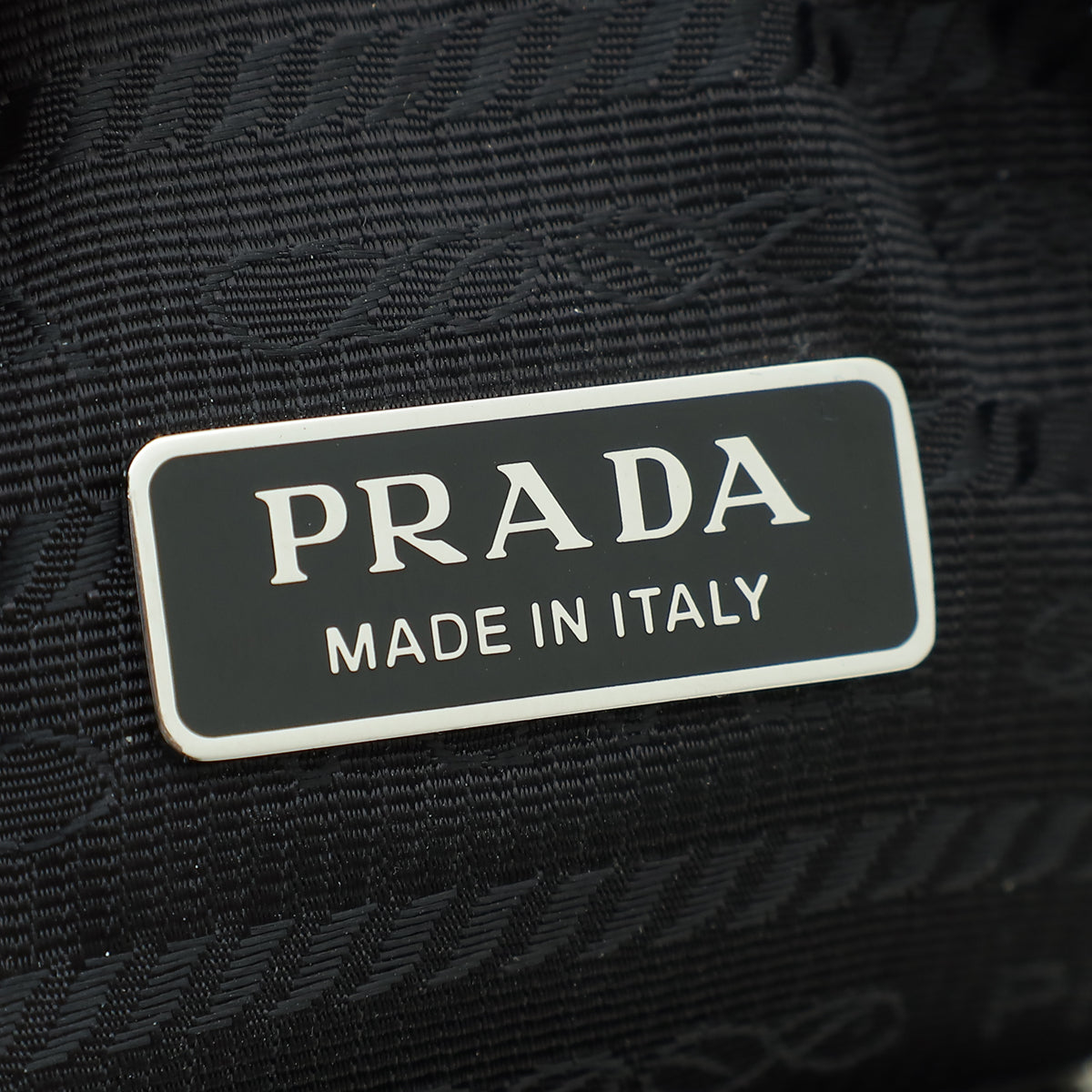 Prada Black Satin Crystal Zip Phone Case Crossbody Bag