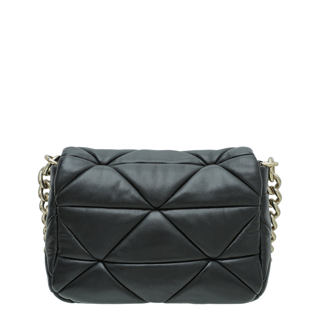 Prada Black System Nappa Patchwork Bag