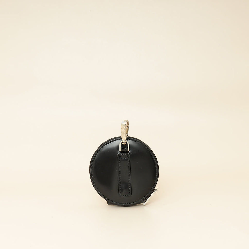 Prada Black Mini Round Pouch