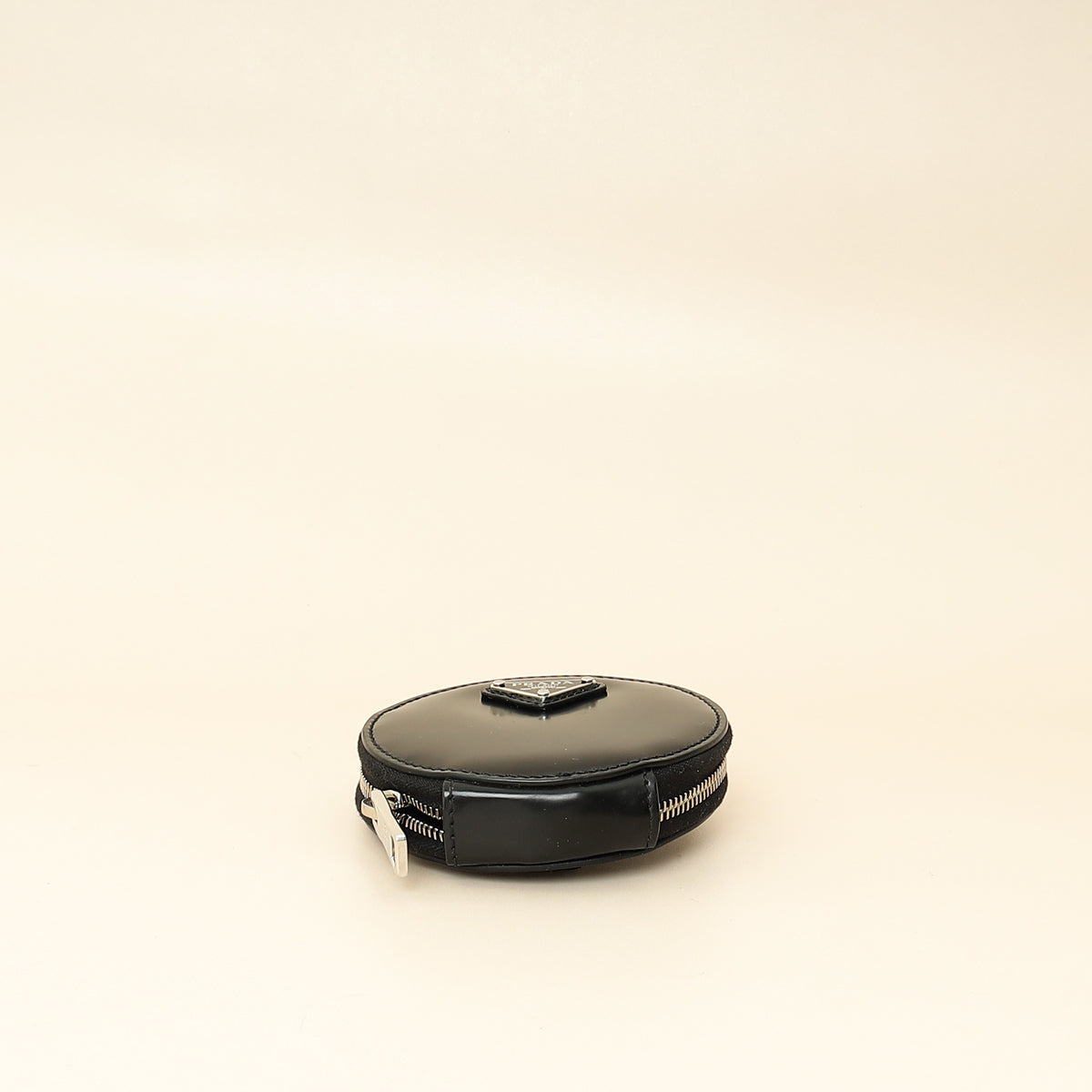 Prada Black Mini Round Pouch
