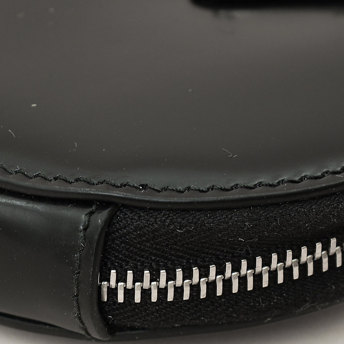 Prada Black Mini Round Pouch