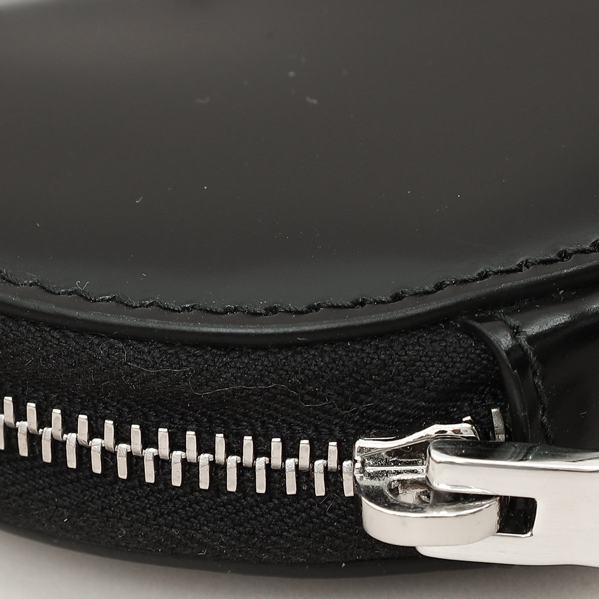 Prada Black Mini Round Pouch