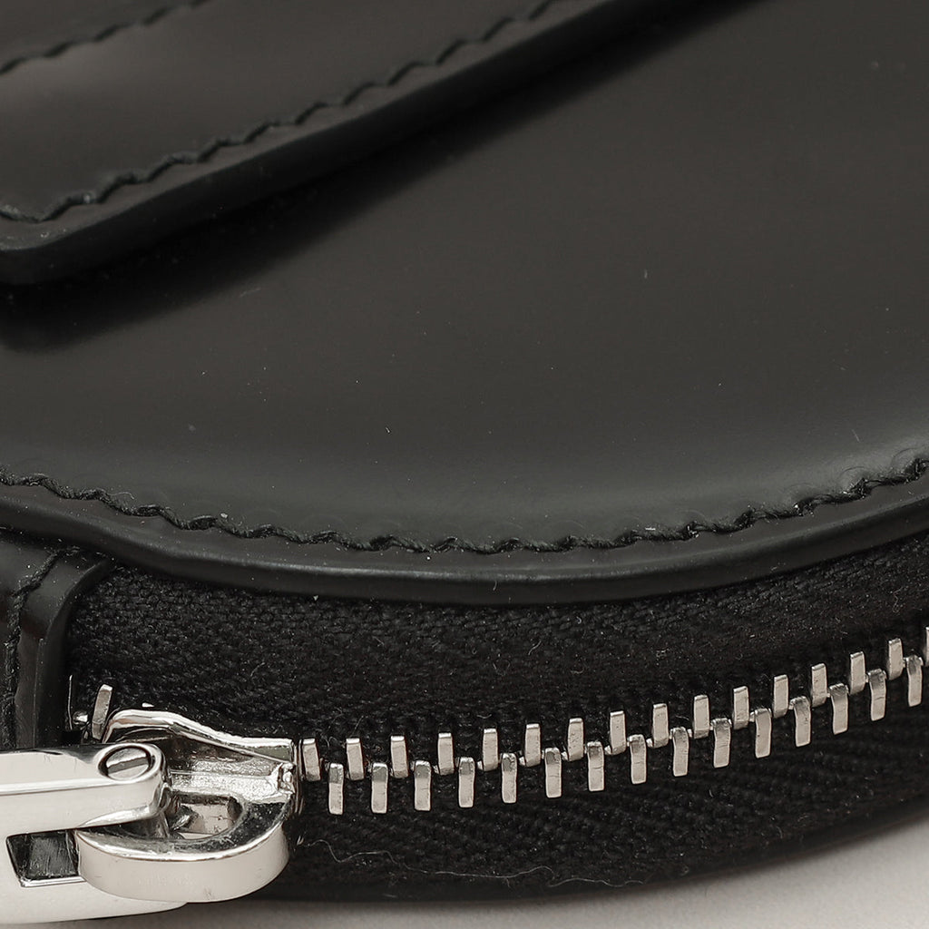 Prada Black Mini Round Pouch