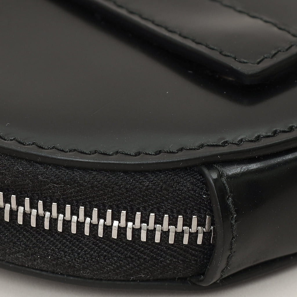 Prada Black Mini Round Pouch
