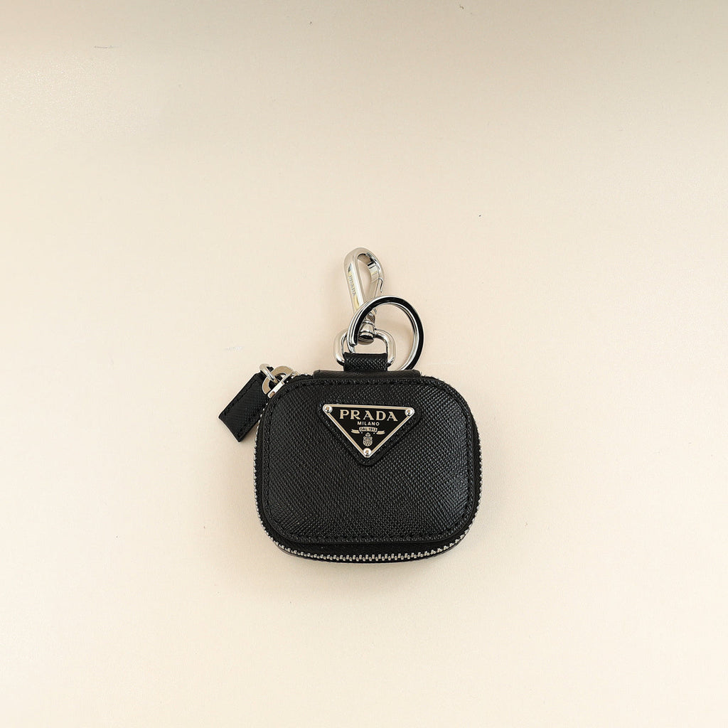 Prada Black Coin Holder Bag Charm