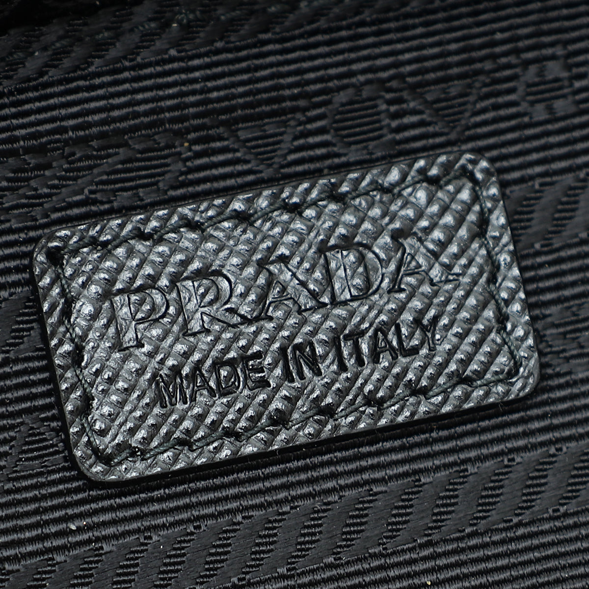 Prada Black Coin Holder Bag Charm