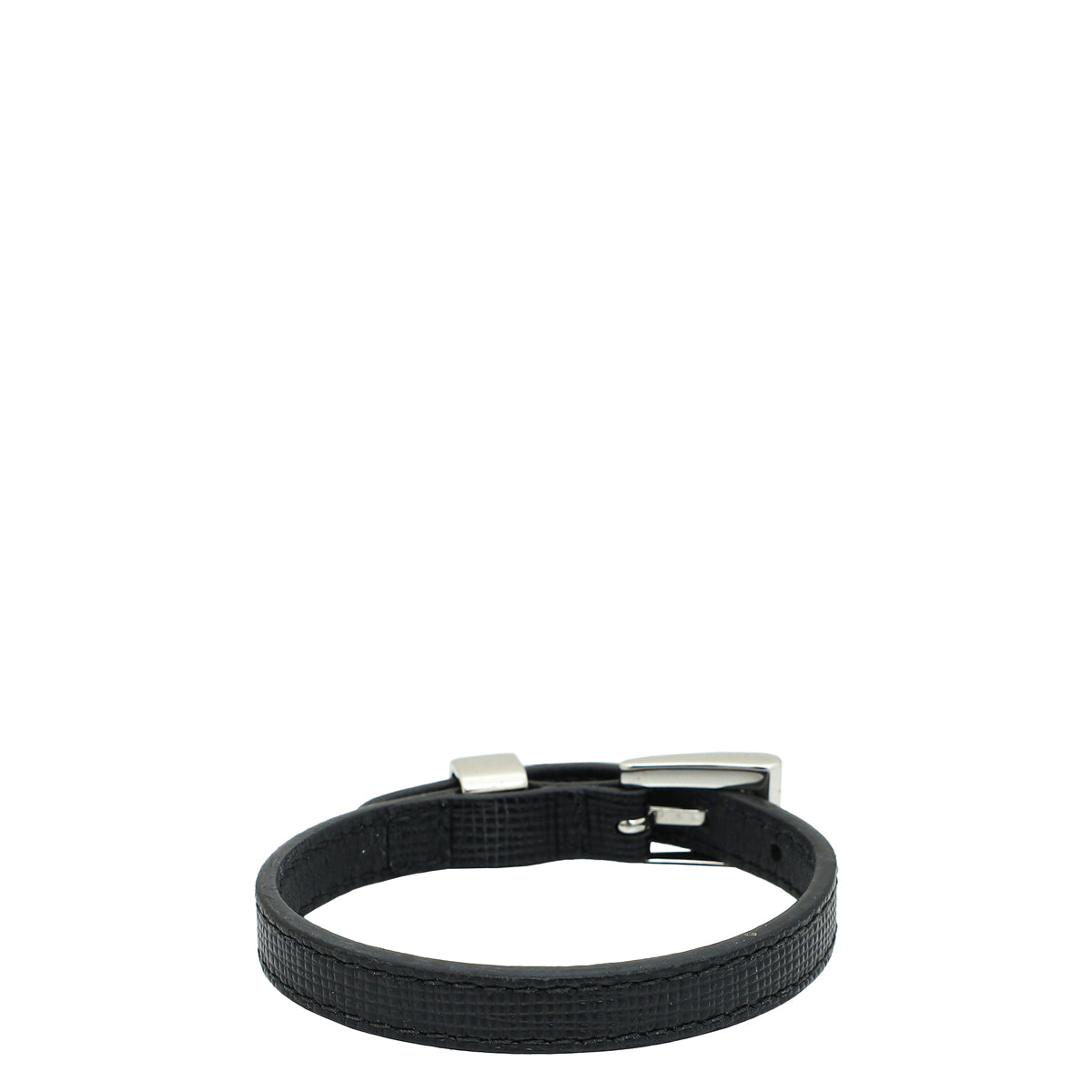 Prada Black Logo Bracelet