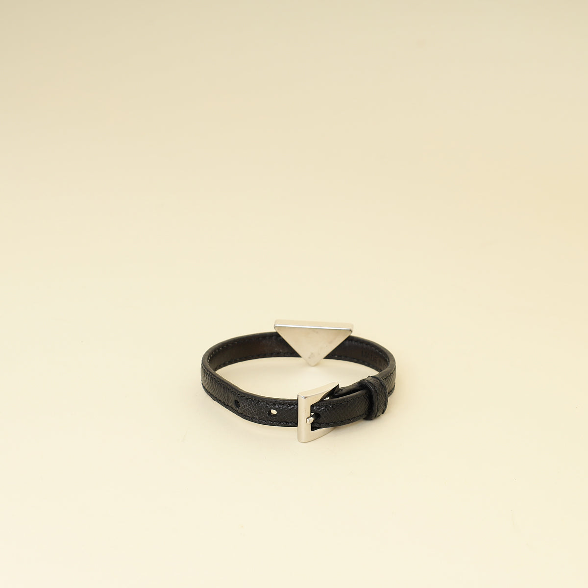 Prada Black Logo Bracelet