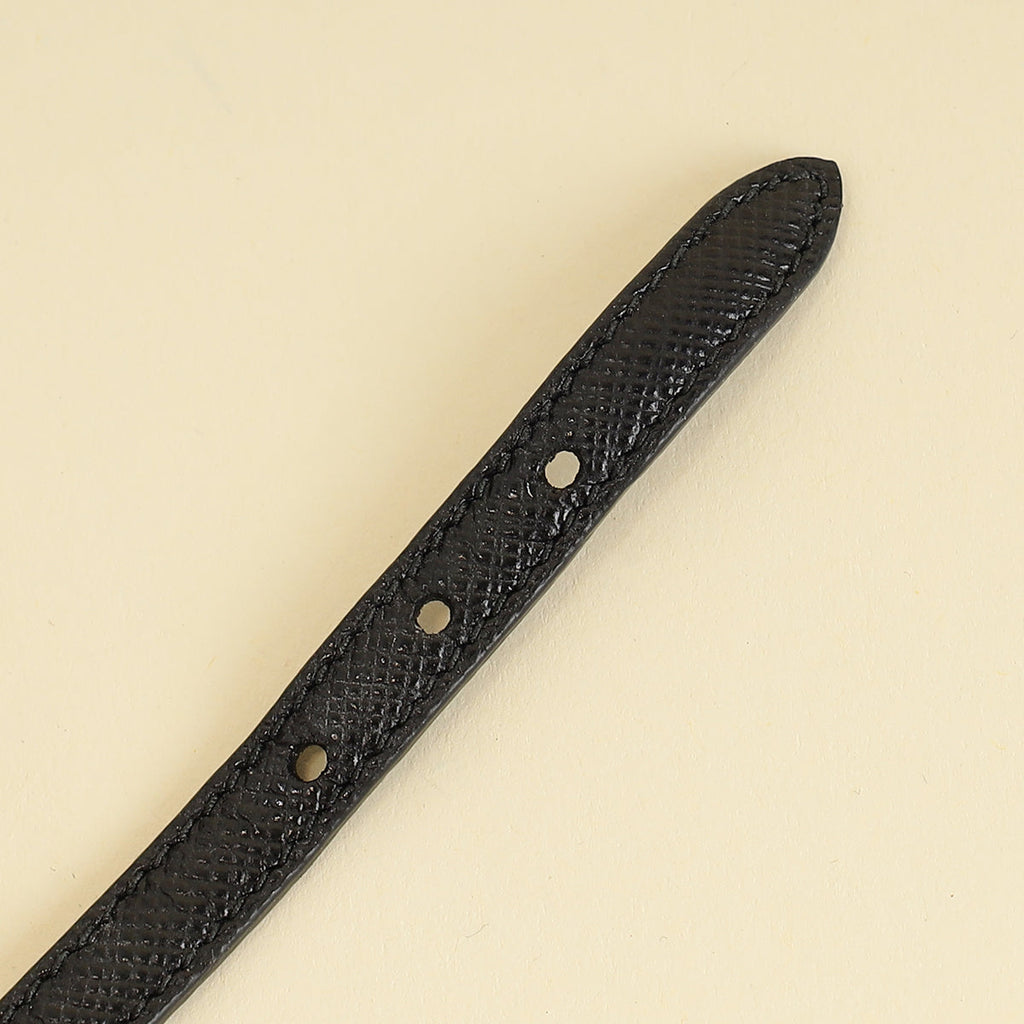 Prada Black Logo Bracelet