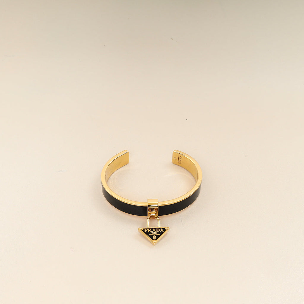 Prada Black Metal Bracelet