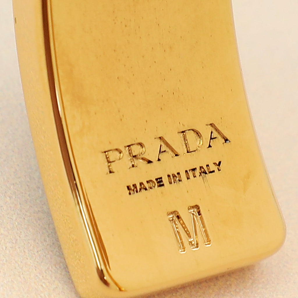 Prada Black Metal Bracelet