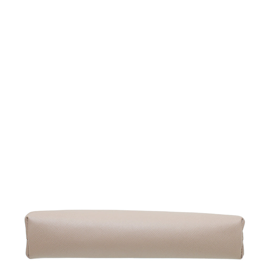 Prada Cammeo Nude East West Frame Clutch
