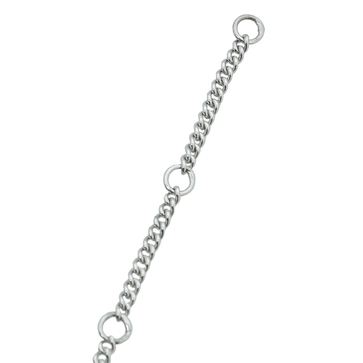 Prada Bicolor Cow Pendant Long Necklace