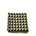 Prada Bicolor The Triangle Print Silk Square Scarf