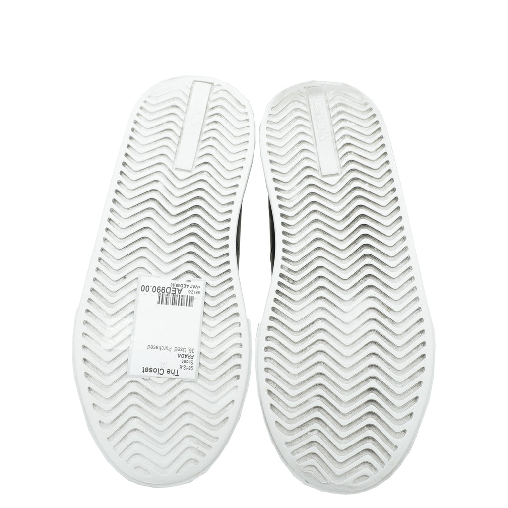 Prada Black Logo Sneaker 36