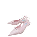 Prada Pink Soft Padded Slingback Heels 38