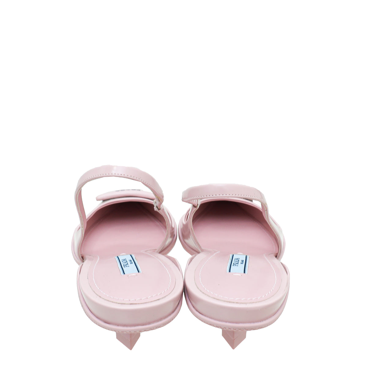 Prada Pink Soft Padded Slingback Heels 38