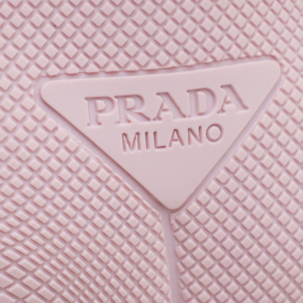 Prada Pink Soft Padded Slingback Heels 38