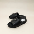 Prada Logo Padded Nappa Slide Sandal 7