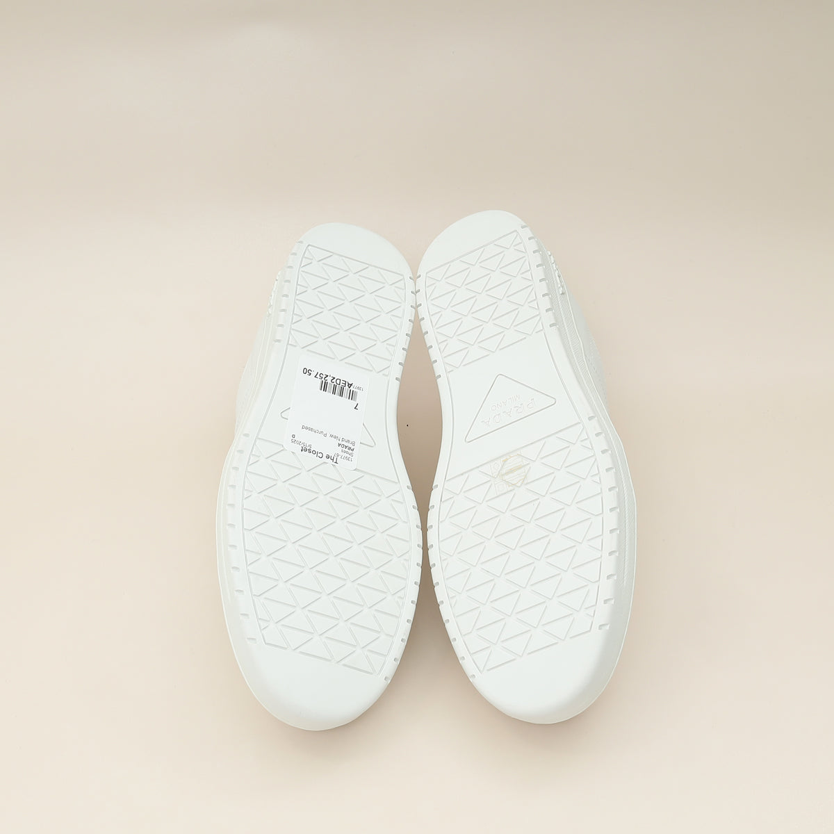 Prada White Downtown Sneaker 7