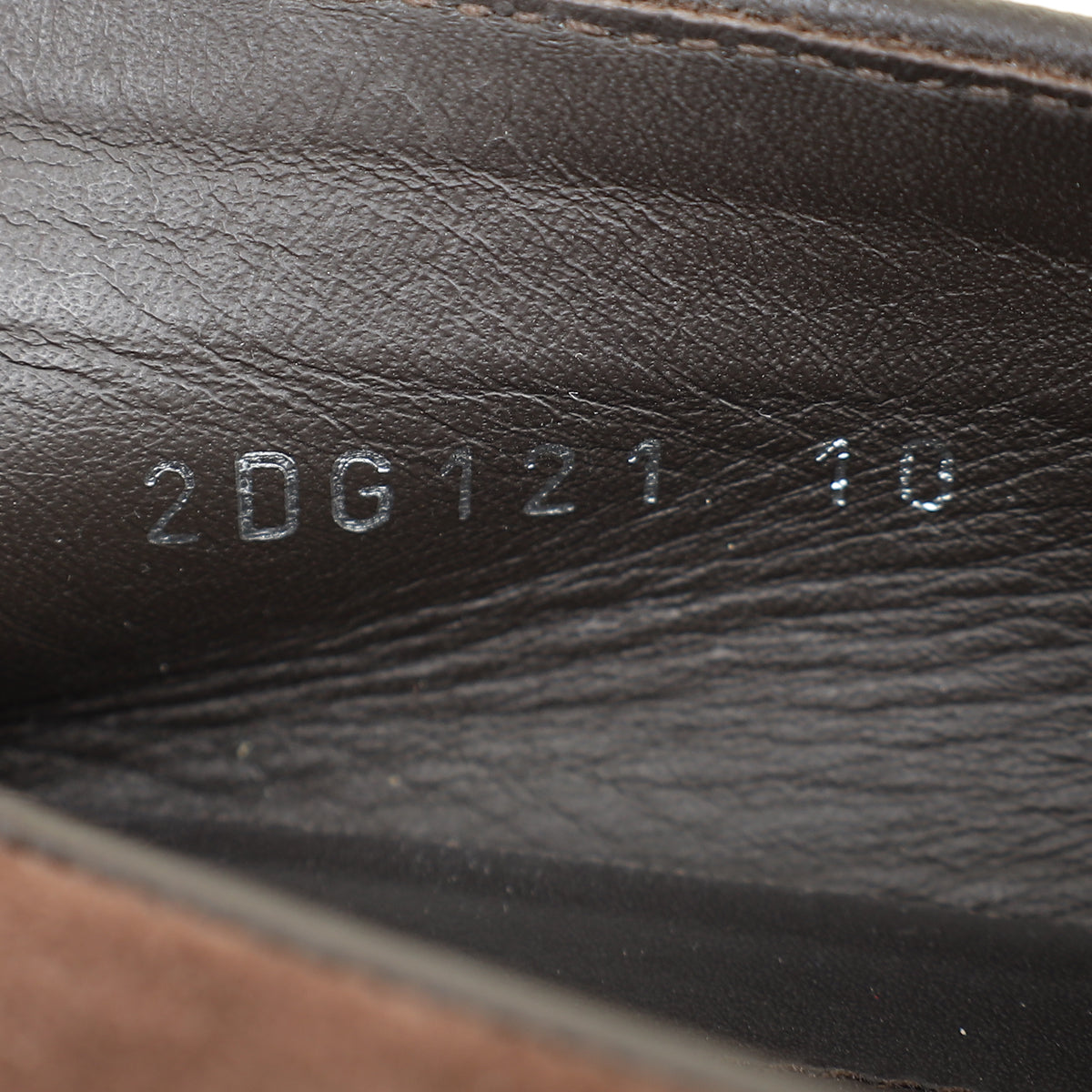 Prada Chocolate Logo Suede Loafer 10