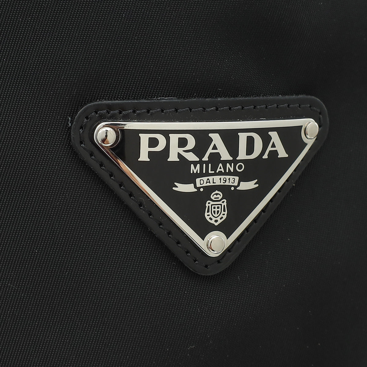 Prada Black Triangle Logo Re-Nylon Knee-High Boots 38.5