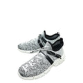 Prada Bicolor Metallic Knit Logo Sneaker 36.5