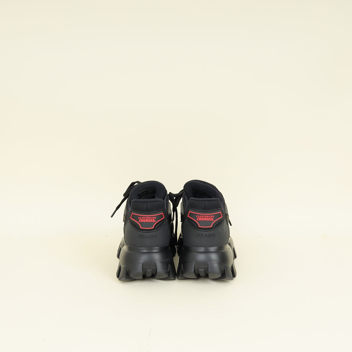Prada Black Cloudbust Thunder Chunky Sneakers 36.5 (for Ladies)