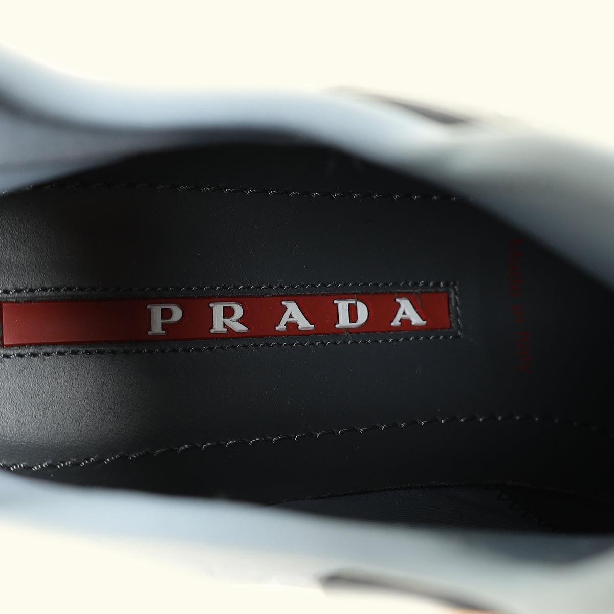 Prada Bicolor Slip On Lace Sneakers 37